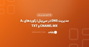 مدیریت DNS در سی‌پنل؛ رکوردهای A، CNAME، MX و TXT