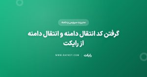 گرفتن کد انتقال دامنه و انتقال دامنه از رایکت